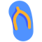 Thong Sandal emoji on Microsoft